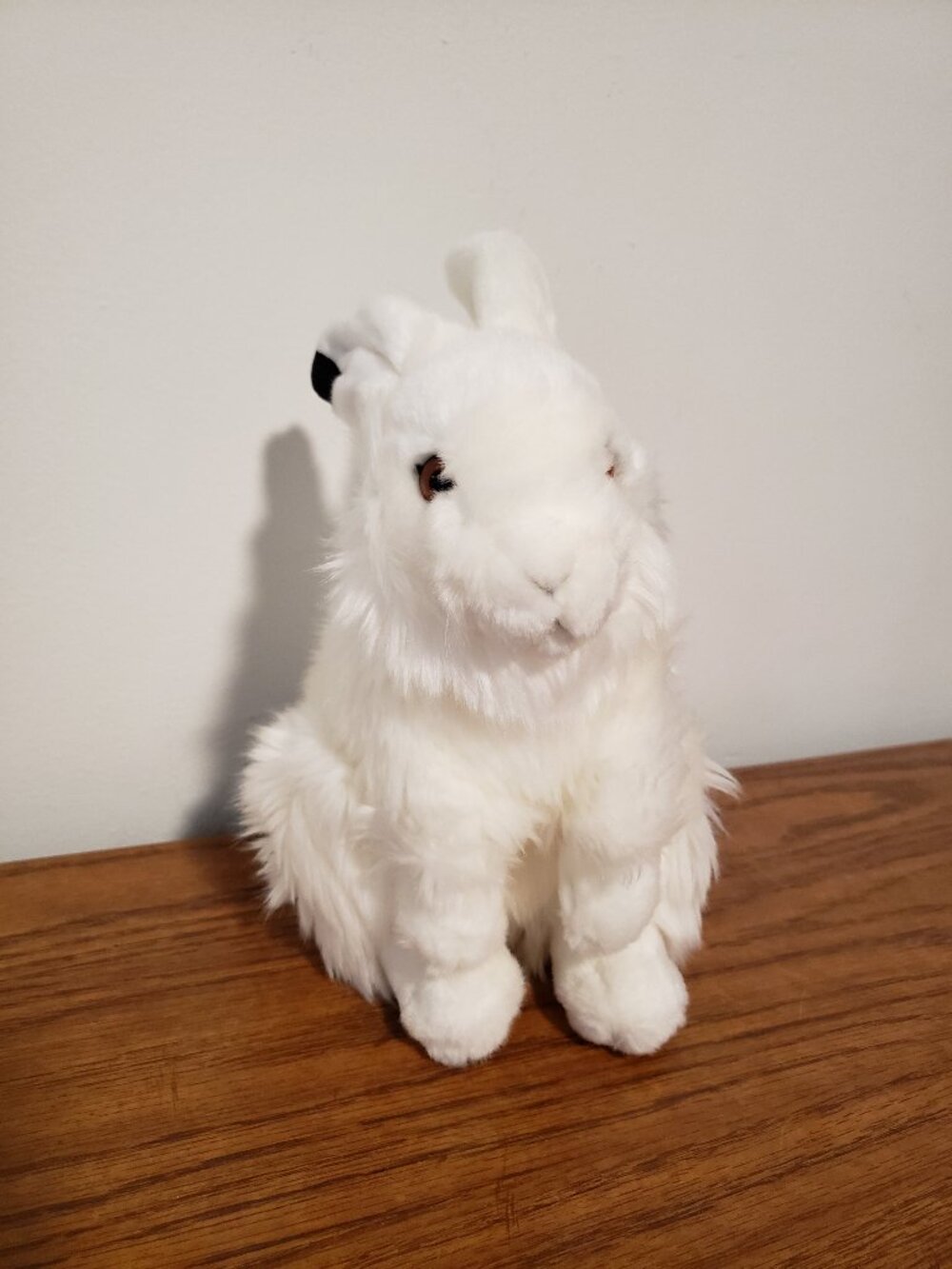 Vintage 1986 World Wide Fund Artic Hare Snow Bunny Realistic Plush 12" Anna Club